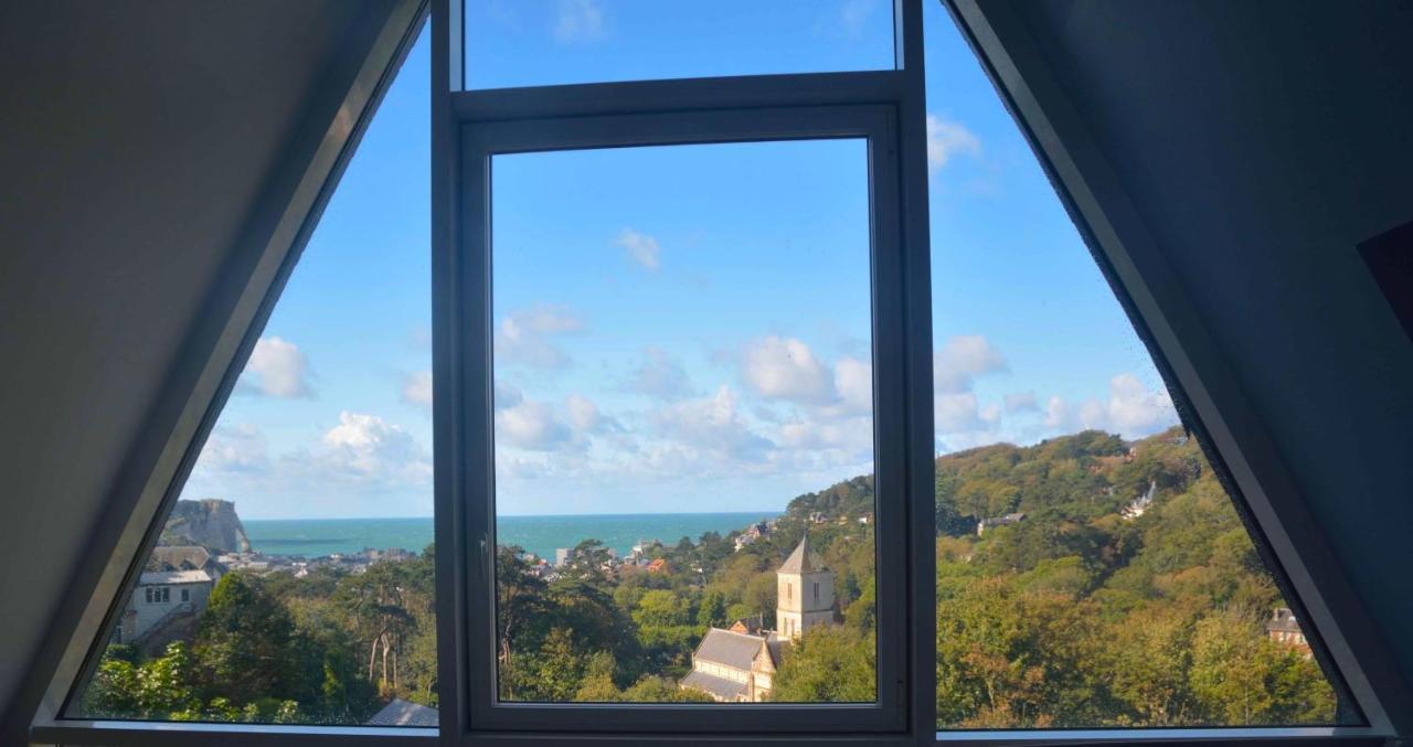 Villa Panorama, Vue Mer Et Falaises D Exception 埃特勒塔 外观 照片