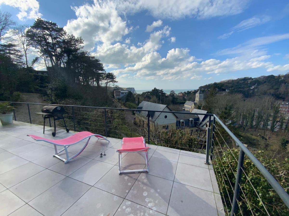 Villa Panorama, Vue Mer Et Falaises D Exception 埃特勒塔 外观 照片
